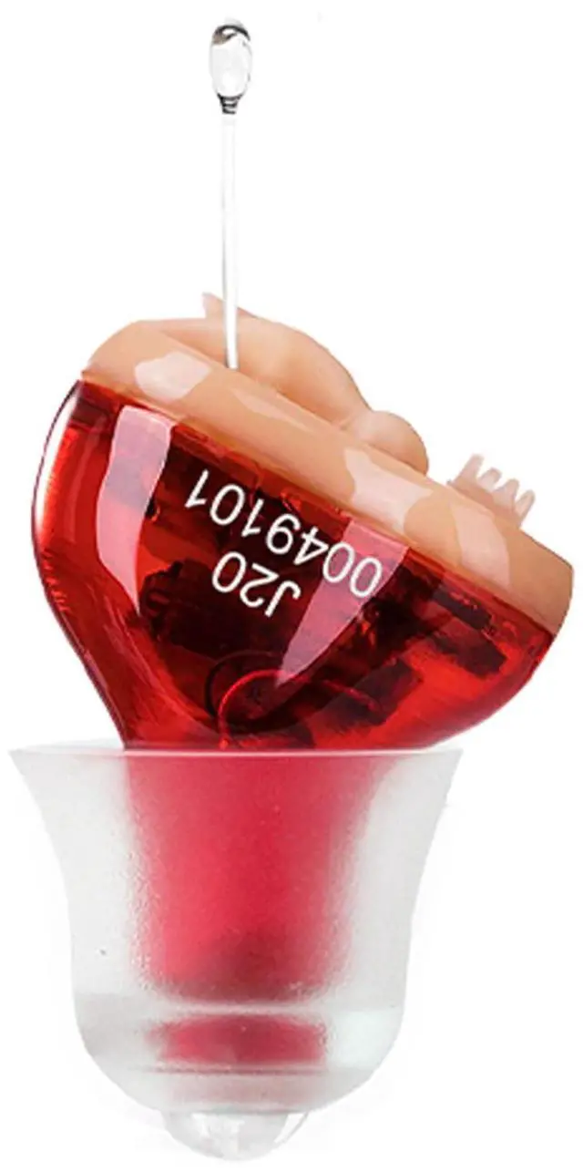 Main image of _Mega Brand Hearing Aid, Hearing Aids for Seniors, Mini Sound Amplifier, Ear Sound Enhancer, Noise Reduction, Enhanced Speech, Feedback Cancellation, Suitable for Adults (Red, Right)