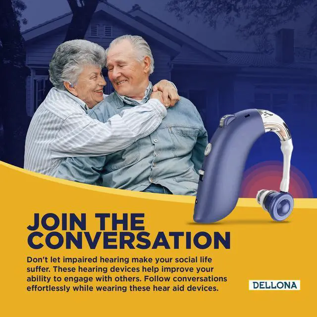 Alt view image 6 of 7 - _Mega Brand High-Performance Hearing Aids for Seniors Severe Hearing Loss, Rechargeable with Noise Cancelling (Pair), 4 Modes - Comfort Design Ear Hearing Aid, PSAP