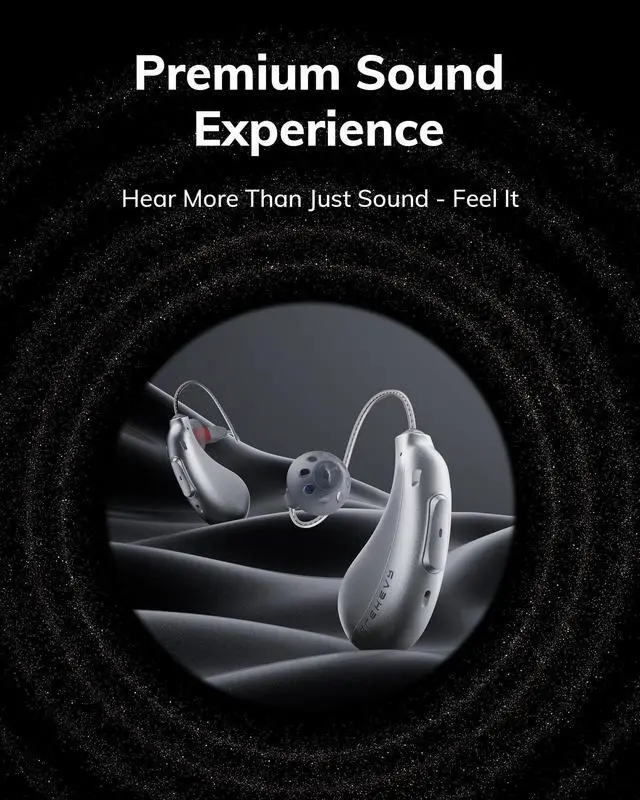 Alt view image 4 of 7 - _Mega Brand-Beyond Pro Hearing Aids, Bluetooth OTC Hearing Aids for Seniors and Adults, Premium Sound Algorithm with VocClear 2.0, 30% Clearer Speech, Music Mode & Enhanced App, Bluetooth Streaming