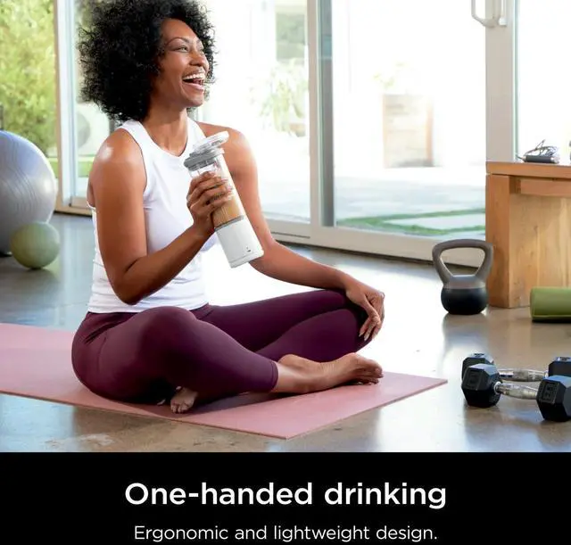 Alt view image 5 of 7 - _Mega Brand Blast 16 oz. Personal Portable Blender with Leak Proof Lid and Easy Sip Spout, Perfect for Smoothies, Cordless, USB-C Rechargeable, Dishwasher Safe Parts