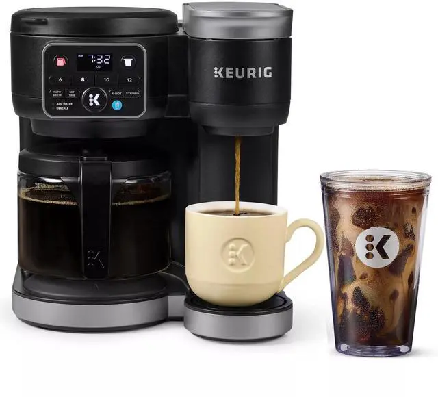 Main image of _Mega Brand KD5600 K-Duo Hot & Iced Single Serve & Carafe Coffee Maker, 72oz Reservoir, MultiStream Technology (Gen 2), Black