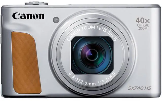 Alt view image 2 of 7 - _Mega Brand Powershot SX740 HS Digital Camera (Silver) + 64GB Memory + Stabilizing Grip + Software Pack +More (Value Bundle)