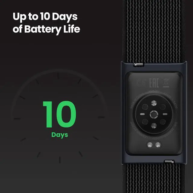Alt view image 4 of 6 - _Mega Brand  Strap Fitness Tracker Wristband, 24/7 Activity & Sleep Tracker with Heart Rate, 10 Days Battery, 27 Sports Modes, Strength Training, Subscription Free for Android & iPhone