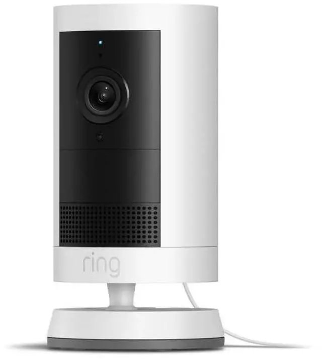 Main image of _Mega Brand Outdoor Cam Plus, Plug-In  Wide-Angle 2K Video with _Mega Brand Vision, Low-Light Sight for full-color night vision, Mount-anywhere versatility, White