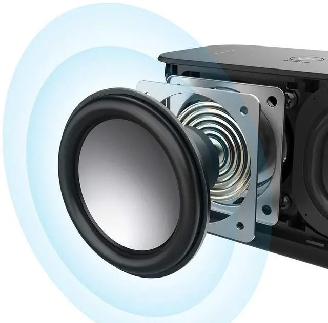 Alt view image 3 of 7 - Upgraded Soundcore Boost Bluetooth Speaker with Well-Balanced Sound, BassUp, 12H Playtime, USB-C, IPX7 Waterproof, Wireless Customizable EQ via App, Stereo Pairing, Portable Speaker for Music