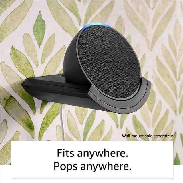 Alt view image 5 of 6 - _Mega Brand Echo Pop (newest model), Our smallest Alexa speaker, Fits in any room, Midnight Teal