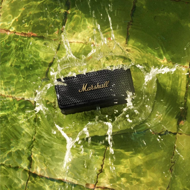 Alt view image 5 of 7 - Emberton II Portable Bluetooth Speaker, Black & Brass