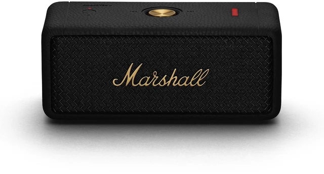 Main image of Emberton II Portable Bluetooth Speaker, Black & Brass