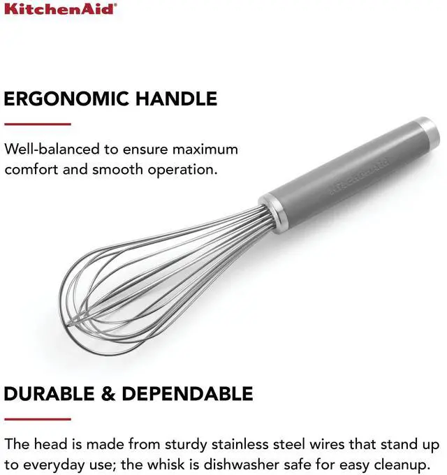 Alt view image 3 of 4 - _Mega Brand  Classic Utility Whisk, One Size, Gray, 10.5-Inch
