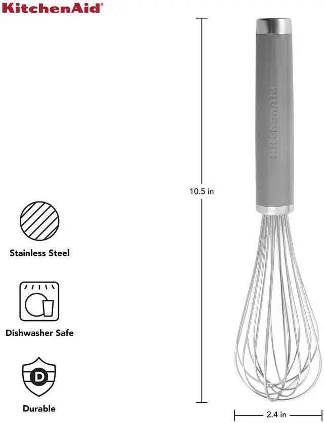 Alt view image 2 of 4 - _Mega Brand  Classic Utility Whisk, One Size, Gray, 10.5-Inch