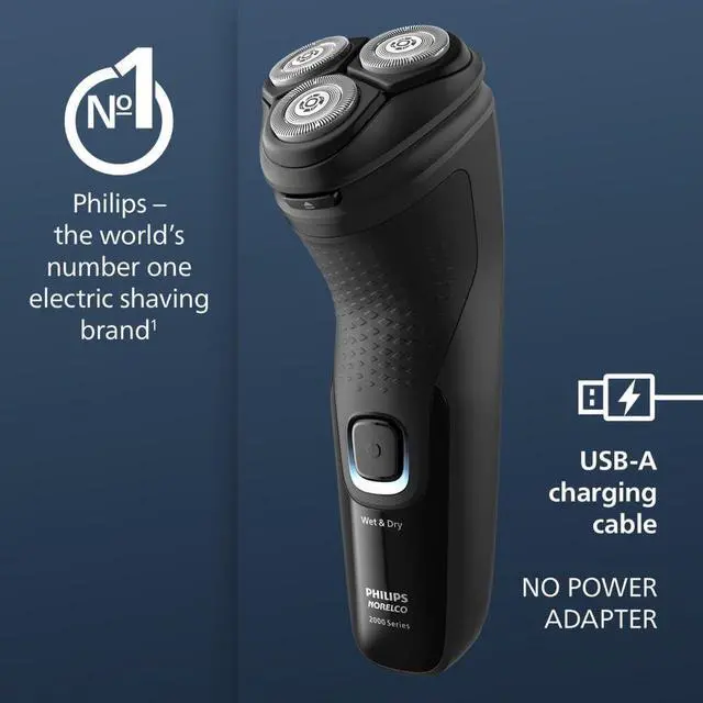 Alt view image 6 of 7 - 2400 Series Electric Shaver, Deep Black