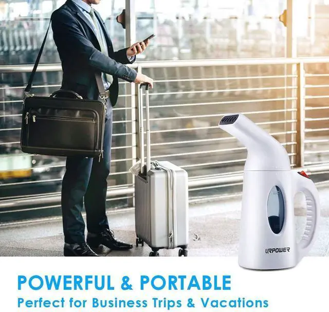 Alt view image 7 of 7 - Steamer for Clothes Steamer, Portable Handheld Garment Fabric Steamer Fast Heat-up Powerful Clothes Steamer with High Capacity for Home and Travel - Not for Abroad