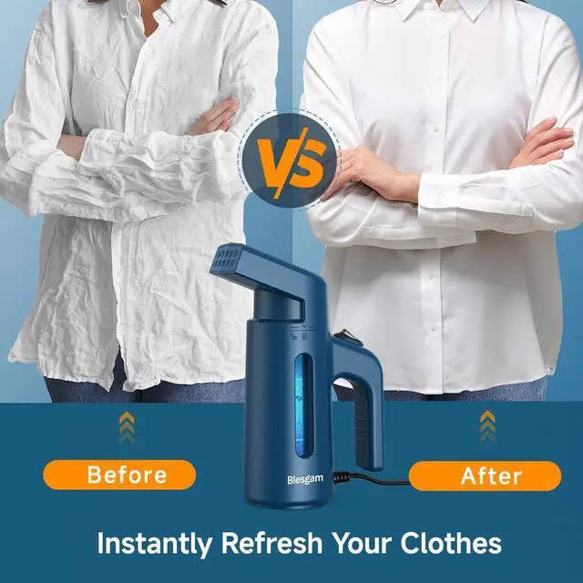Alt view image 4 of 7 - Steamer for Clothes 700W, Double Row Steam Clothes Steamer, 180ML Large Capacity Water Tank, 40S Fast Heat-up Garment steamer for Home and Office(GY168)