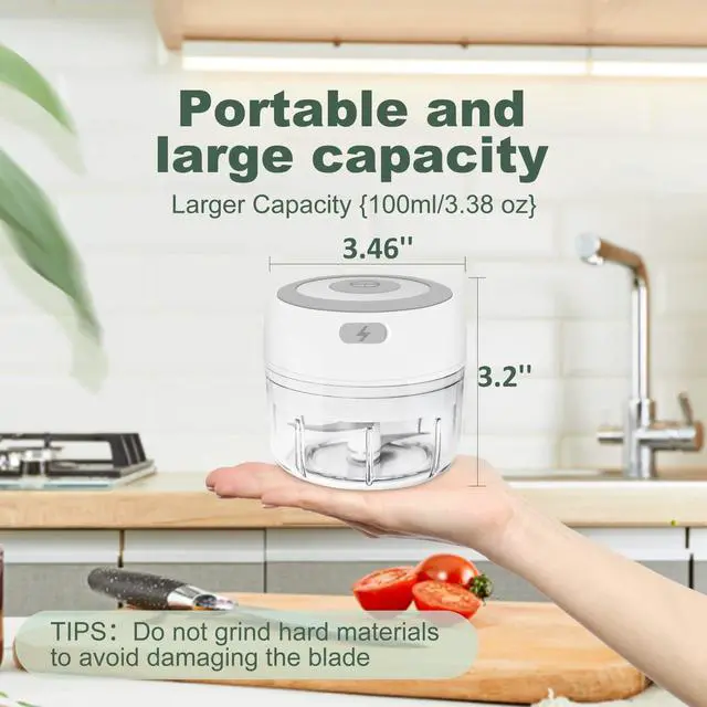 Alt view image 5 of 7 - _Mega Brand Electric-Herb-Grinder-Large-3.4oz-USB Rechargeable, , Portable Waterproof, Better Control of Herb Coarseness, Practical and Muntifuctional