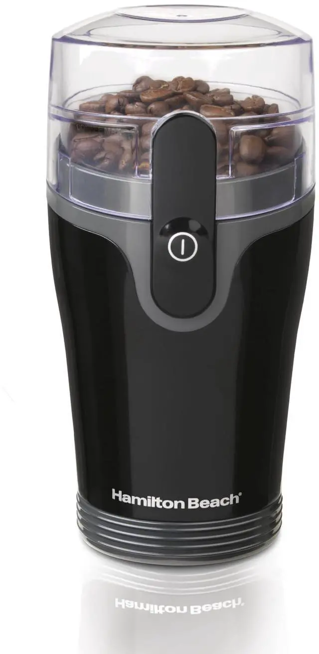 Main image of Fresh Grind Electric Coffee Grinder for Beans, Spices and More, Stainless Steel Blades, Removable Chamber, Makes up to 12 Cups, Black