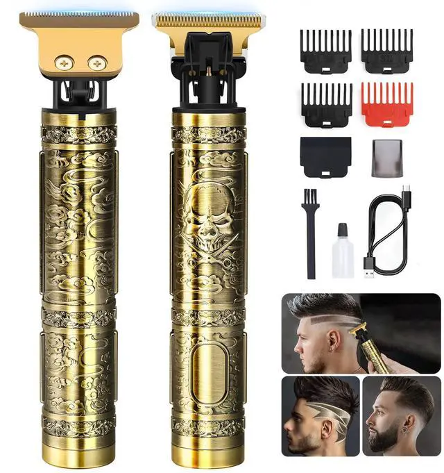 Main image of _Mega Brand Professional Hair Trimmer for Men, Beard Trimmer Hair Clippers for Men, Cordless Rechargeable Hair Trimmer Metal Body Cutting Grooming Kit,Beard Shaver Barbershop