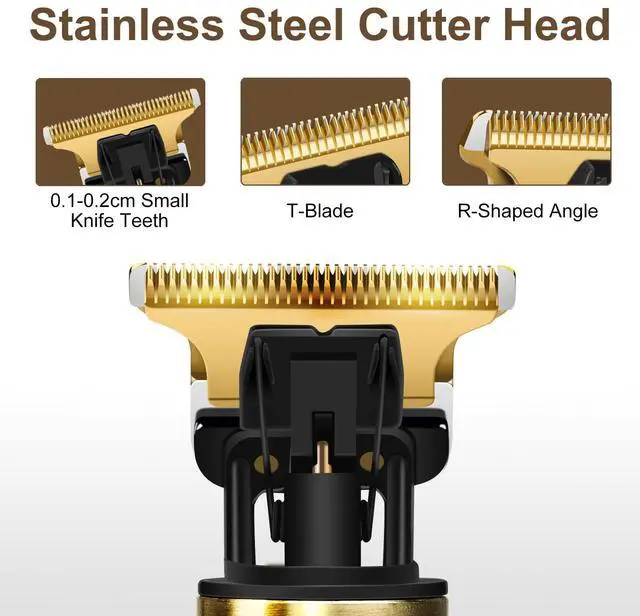 Alt view image 3 of 7 - _Mega Brand Professional Hair Trimmer for Men, Beard Trimmer Hair Clippers for Men, Cordless Rechargeable Hair Trimmer Metal Body Cutting Grooming Kit,Beard Shaver Barbershop