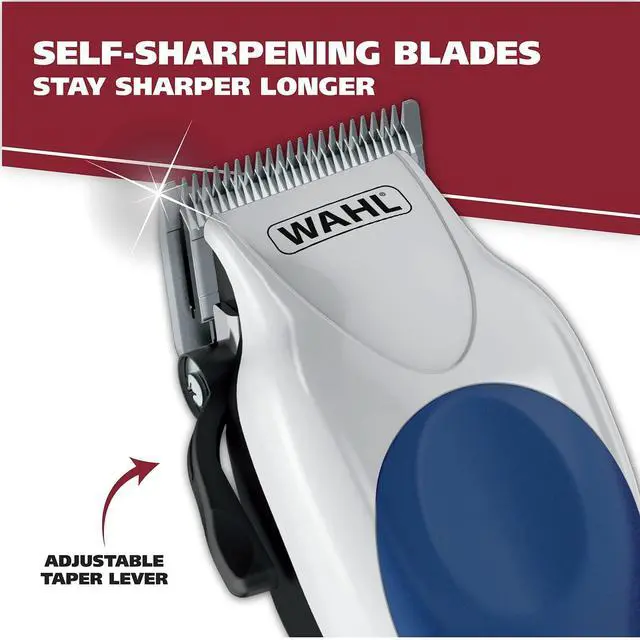 Alt view image 4 of 7 - Clipper USA Color Pro Complete Haircutting Kit with Easy Color Coded Guide Combs - Corded Clipper for Hair Clipping & Grooming Men, Women, & Children - Model 79300-1001M