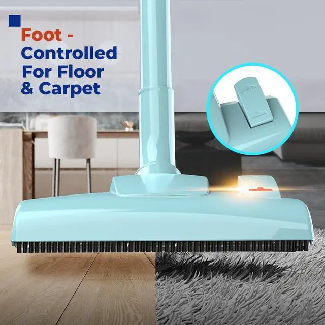 Alt view image 3 of 6 - _Mega Brand  Corded Stick Vacuum Cleaner - 450W, Lightweight 2 in 1 Handheld with Powerful Suction, Bagless HEPA Filter, Large Dust Capacity, 20ft Cable - Ideal for Floors, Dorm Room, & Home Cleaning