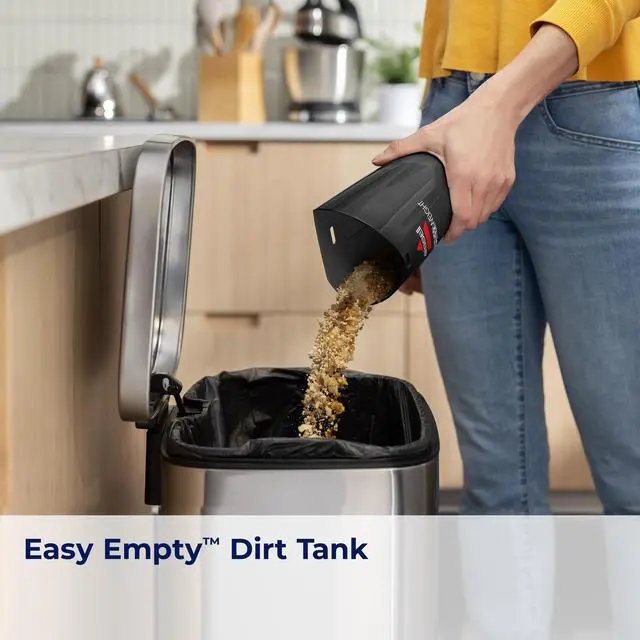 Alt view image 7 of 7 - Bissell Featherweight Stick Lightweight Bagless Vacuum with Crevice Tool, 2033M, Black