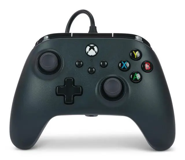 Main image of PowerA Wired Controller for Xbox Series X|S - Black, gamepad, wired video game controller, gaming controller, works with Xbox One and Windows 10/11