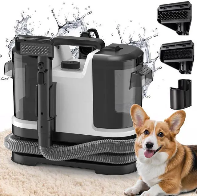 Main image of _Mega Brand Portable Carpet & Upholstery Cleaner, Deep Cleaning for Rugs, Couch, Car Interiors Stains, Pet & Family Friendly, 120V