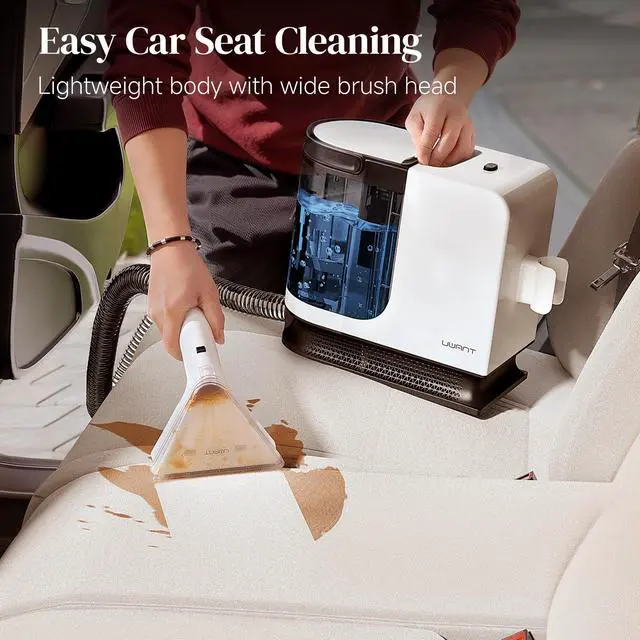 Alt view image 2 of 7 - _Mega Brand Portable Carpet Cleaner, 12Kpa Powerful Suction Spot Cleaner Machine, Upholstery Cleaner Machine, Home, Sofa, Car Cleaner, Furniture