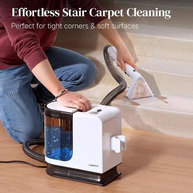 Alt view image 3 of 7 - _Mega Brand Portable Carpet Cleaner, 12Kpa Powerful Suction Spot Cleaner Machine, Upholstery Cleaner Machine, Home, Sofa, Car Cleaner, Furniture