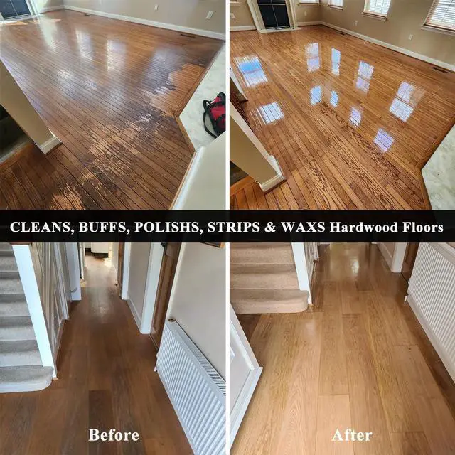 Alt view image 7 of 7 - _Mega Brand  Floor Scrubber Machine with Brushes and Pads, Heavy Duty Floor Cleaner Polisher and Buffer- Deep Cleaning Tile and Grout, Hardwood Floors and Carpets without Getting on Hands and Knees