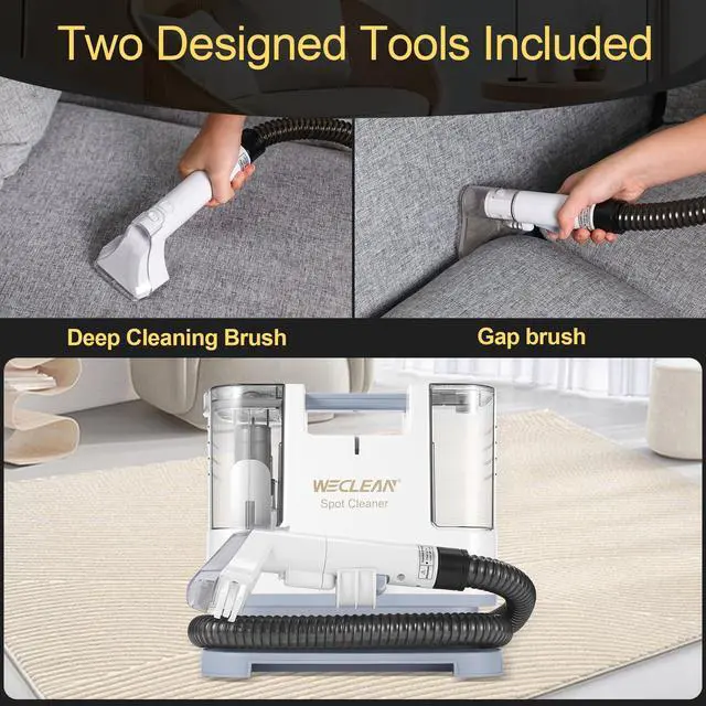 Alt view image 2 of 6 - _Mega Brand C1 Portable Extractor for Couch and Carpet Cleaner Upholstery Cleaner for Deep Cleaning
