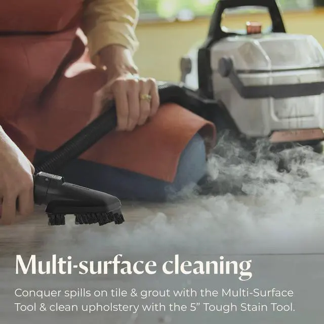 Alt view image 3 of 7 - _Mega Brand Little Green HydroSteam Multi-Purpose Portable Carpet and Upholstery Cleaner, Car and Auto Detailer, 3618