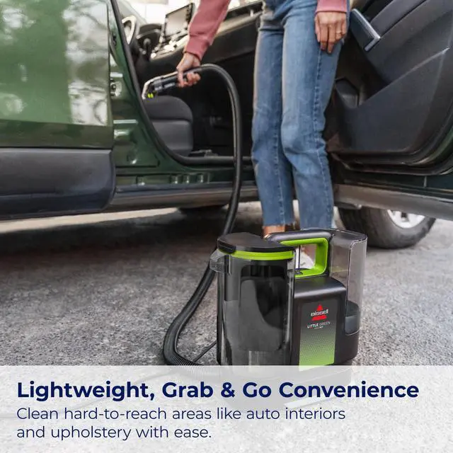 Alt view image 5 of 7 - _Mega Brand  Little Green® Max Pet Portable Carpet and Upholstery Deep Cleaner, Car/Auto Detailer, with Self-Cleaning Tough Stain Tool and Pet Hair Removal Tool (3860)