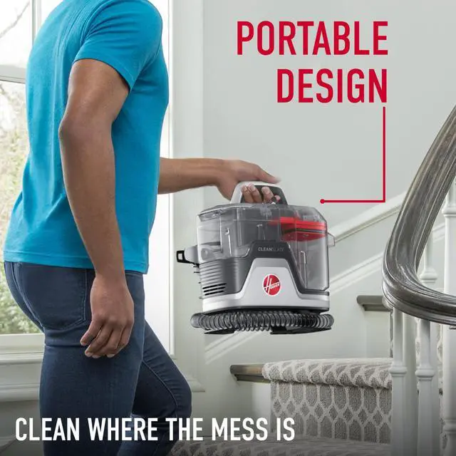 Alt view image 2 of 7 - _Mega Brand CleanSlate Plus Portable Carpet + Upholstery Spot Cleaner Machine, Powerful Suction with Versatile Tools, Pet Stain Remover, Car and Auto Detailer, Pair with Carpet Cleaner Solution