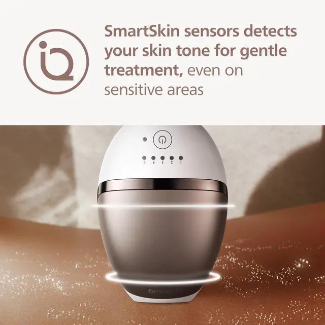 Alt view image 6 of 7 - _Mega Brand Lumea 8000 Series IPL Hair Removal Device - Alternative to Laser Hair Removal, SenseIQ Technology and Lumea App, 3 Attachments for Body, Face, and Precision, for Women & Men, BRI937/03