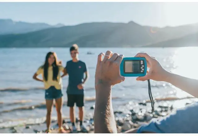 Alt view image 5 of 7 - Polaroid IS048 Waterproof Instant Sharing 16 MP Digital Portable Handheld Action Camera, Teal