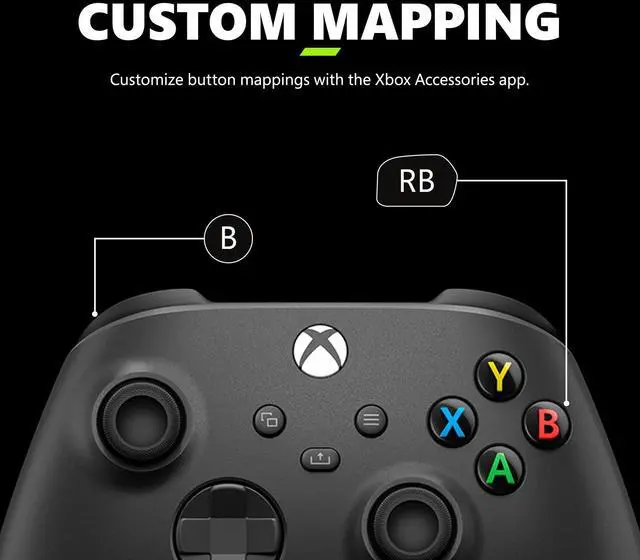 Alt view image 2 of 3 - _Mega Brand Wireless Gaming Controller (2025)  Carbon Black  Play on _Mega Brand, Windows, Android, iOS, FireTV Sticks, Smart TVs, VR Headsets