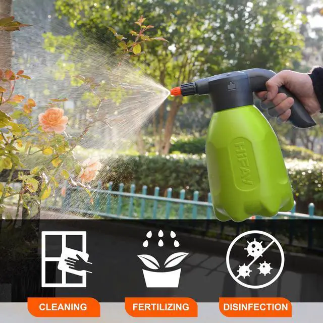 Alt view image 5 of 6 - _Mega Brand ES2-PRO Electric Spray Bottle 2L/0.5Gallon, Rechargeable Battery Powered Sprayer Spray 60 Bottles On a Single Charge, Automatic Plant MisterPump Sprayer,Indoor Watering Can for Plants