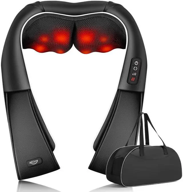 Main image of _Mega Brand Back and Neck Massager for Pain Relief Deep Tissue with Heat,  Kneading Shiatsu Neck and Back Massager for Shoulder Full Body Home Office Car Use, Birthday Day Gifts for Dad Men Mom Women