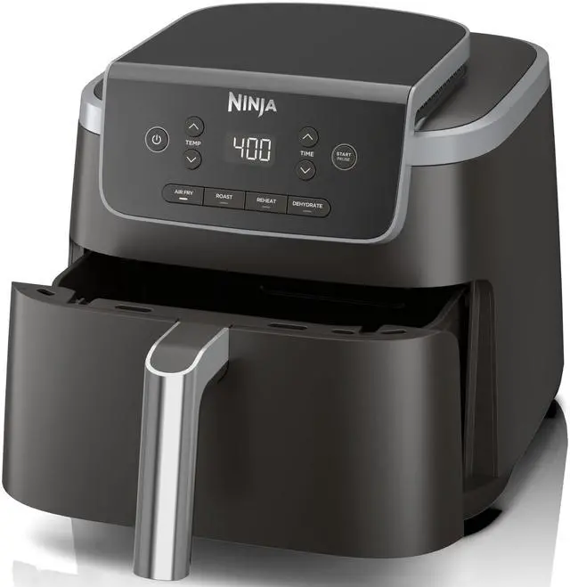 Main image of _Mega Brand | Air Fryer | 4-in-1 Pro Air Fry, Roast, Reheat, Dehydrate | 5QT Capacity fits up to 4lbs of French Fries | 400F Max Temp | Nonstick Basket & Crisper Plate | 120V | Grey | AF141