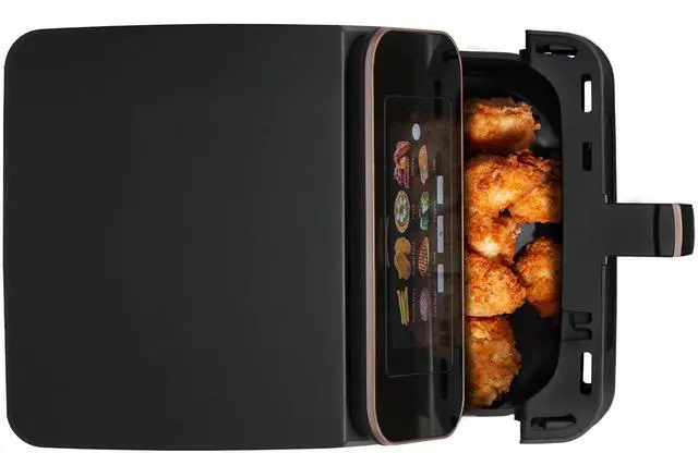 Alt view image 5 of 6 - _Mega Brand Touch IQ Matte Grey 7 Quart Air Fryer with High-Resolution Touch Screen, 200+ Recipes, 12 Food Categories, 3 Portion Sizes, PFAS-Free, and Multilingual for Cooking and Kitchen Gift