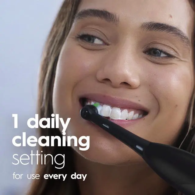 Alt view image 4 of 7 - _Mega Brand Pro 100 CrossAction, Battery Powered Toothbrush, Black, 1 Count (Pack of 1)
