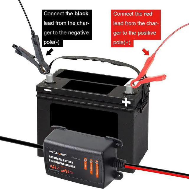 Alt view image 3 of 7 - _Mega Brand  Smart Car Battery Chargerr, 6V and 12V Automotive Charger, Battery Maintainer, Trickle Charger, Float Charger and Desulfator for Motorcycle, ATV, 12V Sealed Lead Acid Battery Charger