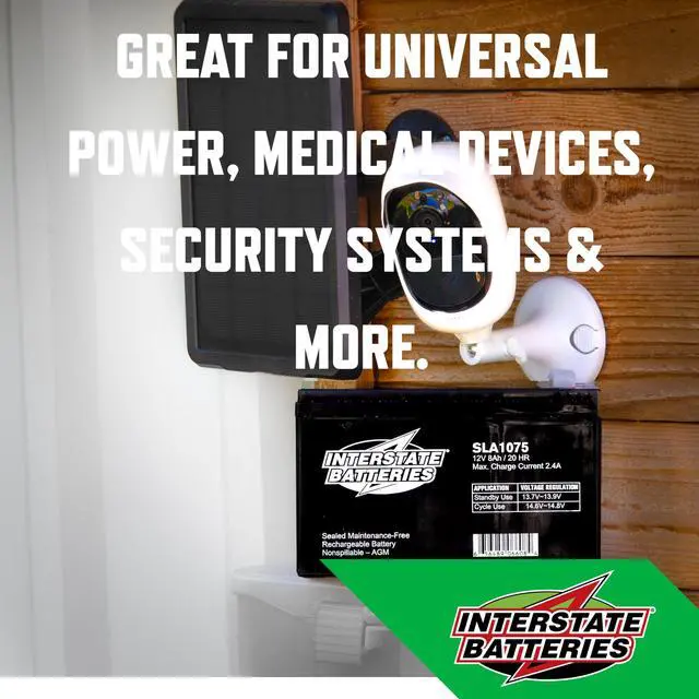Alt view image 4 of 6 - _Mega Brand 12V 8Ah Battery (SLA1075) Sealed Lead Acid Rechargeable SLA AGM (F1 Terminal) Wireless Internet UPS Systems, FIOS, SP12-7