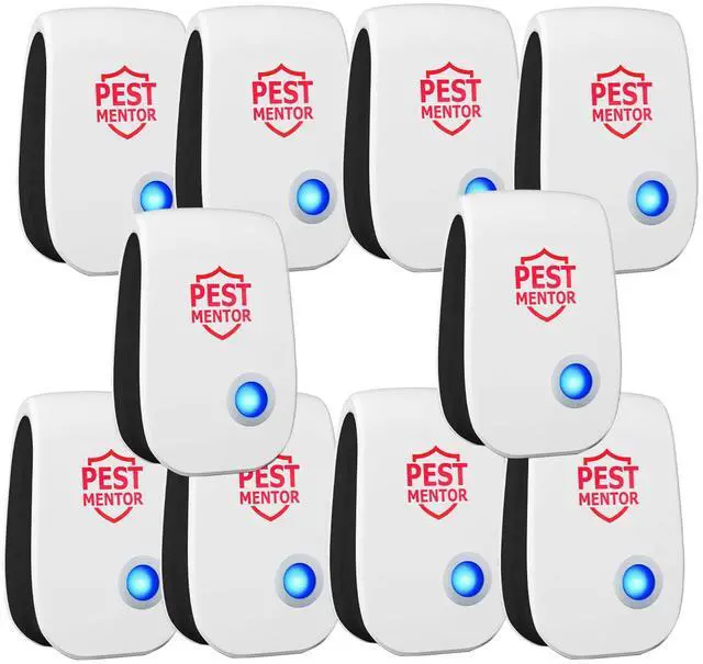 Main image of Ultrasonic Mouse Repellent 10 Pack Pest Control Repeller, Mice Repellent Indoor for Spider Bug Roach Ant Fly Rat Mice Insect Deterrent Pest Control Plug in