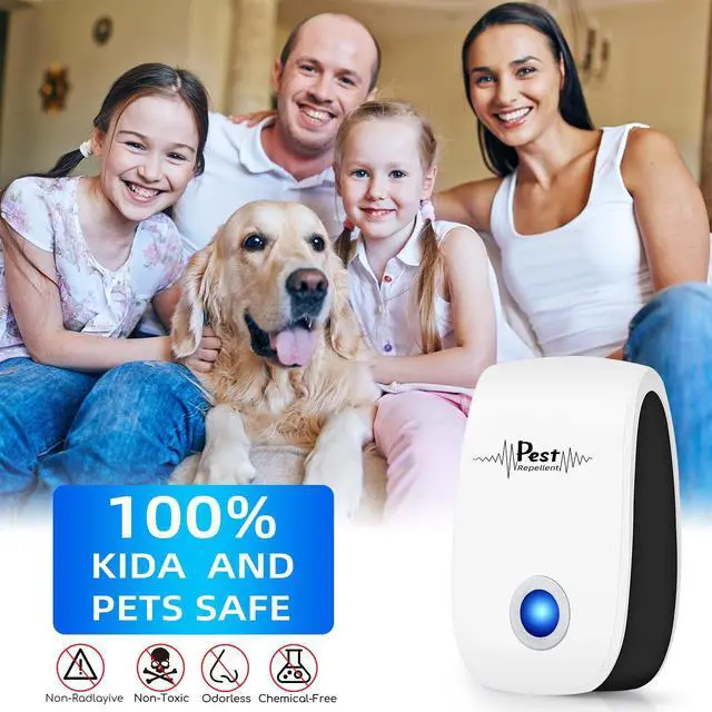 Alt view image 7 of 7 - 10Pack Ultrasonic Pest Control Repeller Electronic Mouse Repellent Ultrasonic Plug in Mice Repellent Indoor Sonic Electronic Rodent Repellent Plug in for Insect,Cockroach,Rat,Spide,AntBug