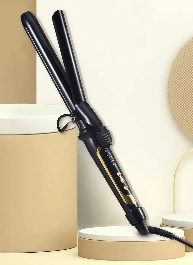 Alt view image 7 of 7 - _Mega Brand 1 Inch Extra Long Hair Curling Iron with Ceramic Tourmaline Barrel, Professional Hair Curler up to 450°F with Dual Voltage for Worldwild Use, Hair Waving Style Tool for Girls&WomenBlack