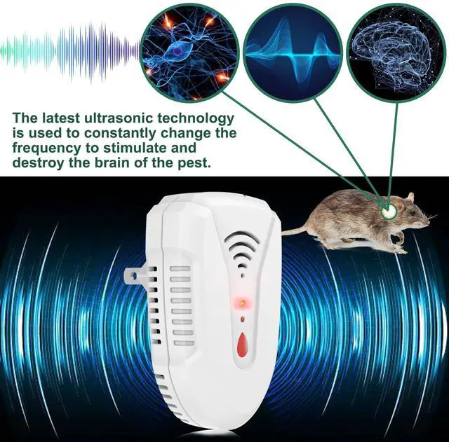 Alt view image 2 of 7 - _Mega Brand  Version Ultrasonic Pest Repeller 6 Pack, Mouse Repellent Indoor Plug in, Insect Ultrasonic Repellent for Bugs Roach Insect Mice Spider Mouse Mosquito Ant, 3 Mode Switching