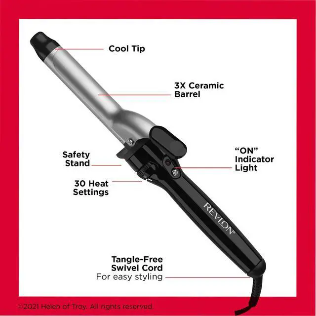 Alt view image 4 of 6 - _Mega Brand Perfect Heat Triple Ceramic Curling Iron | For Silky Smooth Medium Curls (1 in)
