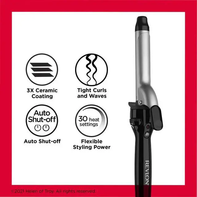 Alt view image 5 of 6 - _Mega Brand Perfect Heat Triple Ceramic Curling Iron | For Silky Smooth Medium Curls (1 in)