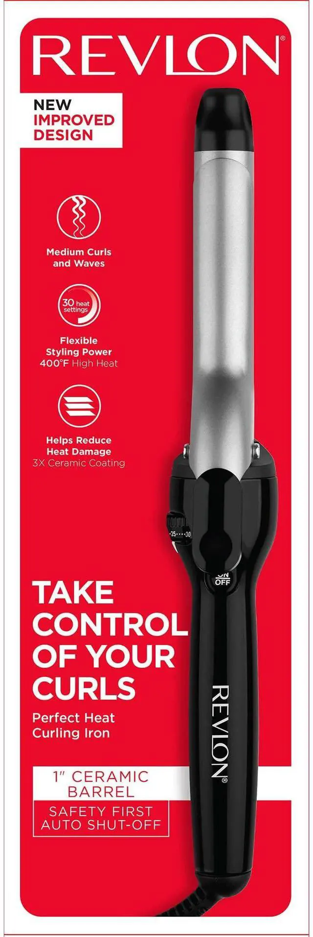 Alt view image 6 of 6 - _Mega Brand Perfect Heat Triple Ceramic Curling Iron | For Silky Smooth Medium Curls (1 in)